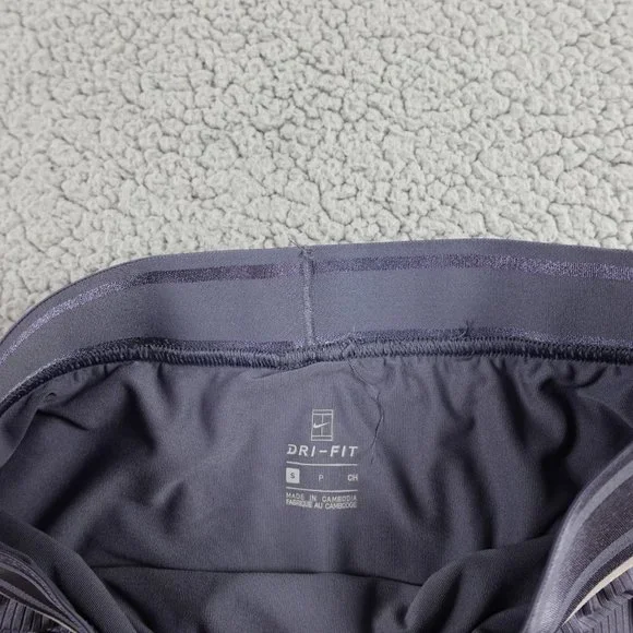 NIKE Dri Fit Mini Slip Tennis Skirt Womens Small Lavender Golf Skort Pleated Run - Picture 3 of 12